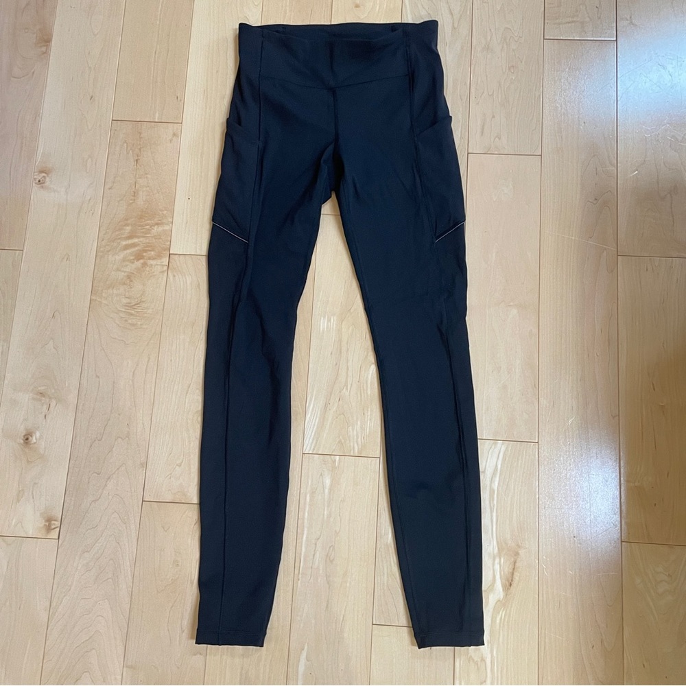 Lululemon High Waisted Running Leggings, Brushed